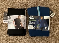 Crivit Men’s Short and Long Sleeve Sports Top, Size XL (New)