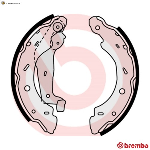 Brake shoe set - s, 504