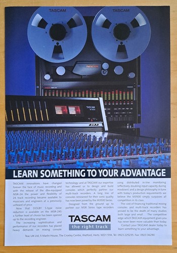 Tascam msr reel - reel,