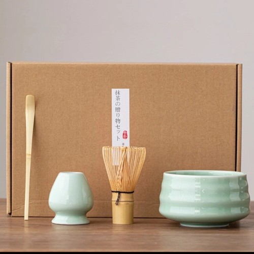 Japanese matcha tea set - matcha, 4pcs
