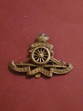 Original Royal Artillery Regiment MOVING ROTATING WHEEL Version Cap Badge