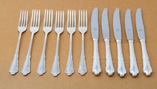 Tea Dessert Knife Fork Set Berndorf Austria Set Silver Plated Cutlery