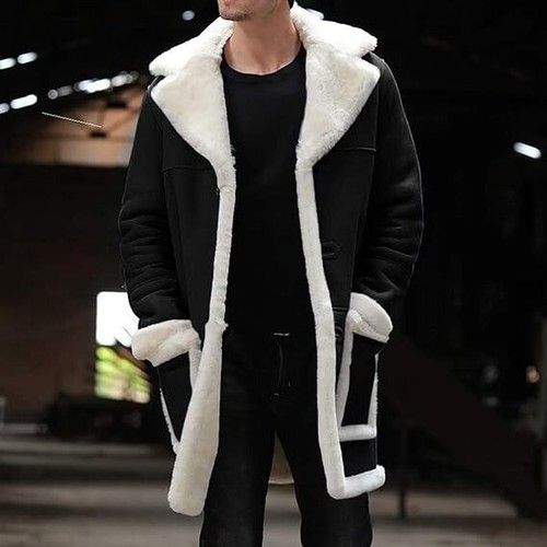 Men raf shearling leather - shearling,
