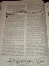 1901 ARTICLE PRESENTATION OF WAR MEDALS QUEEN VICTORIA