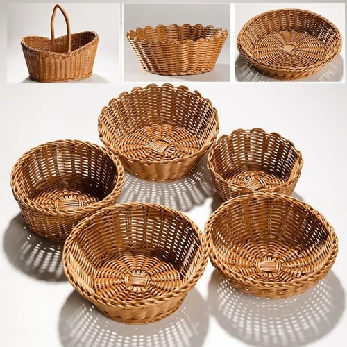 Plastic serving basket - plastic, bread