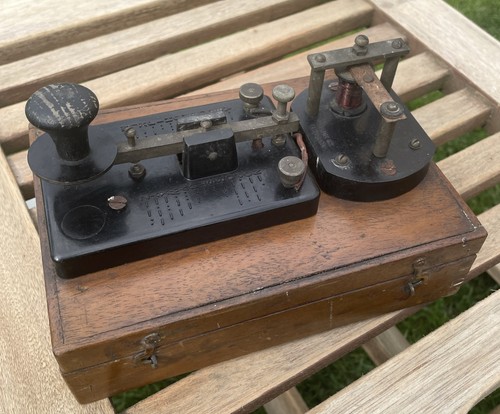 Vintage crystal radio set - vintage,