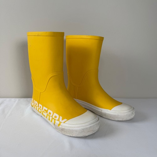 Burberry kids yellow rubber - burberry,