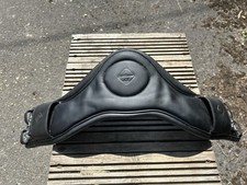 Lemieux Gel-Tek Anatomic Dressage Girth Black Leather. 60cms. 24”