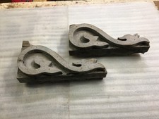 Antique Pair Large Corbels Old Farmhouse Architectural roof brackets