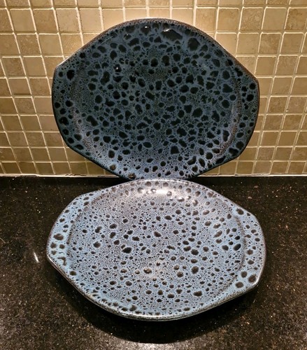 Poole pottery rare blue lace - pottery,