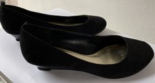Love Label Black Suede Leather  Shoes 39