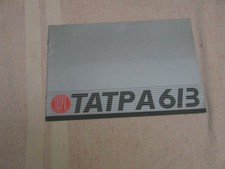 Rare Tatra 613 car brochure