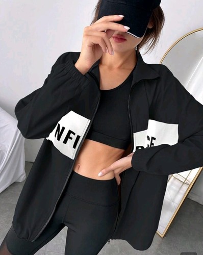 Shein colourblock full zip - colourblock,