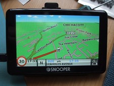 Snooper My-Speed DVR SC-5900 Sat Nav Truckman with Dash Cam -Serviced by Snooper