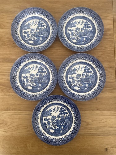 Churchill willow pattern - pattern, tea