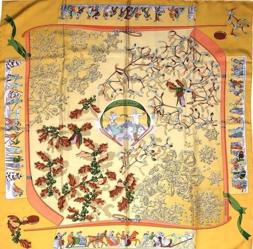 Hermes scarf silk 90cm last - scarf,
