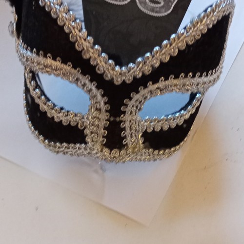 Masquerade black glasses - black,