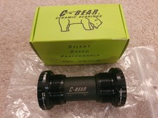 C-Bear Ceramic Bottom Bracket BSA threaded for 24mm Shimano/Rotor 3D/Race Face