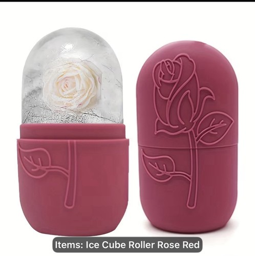 Silicone ice facial roller - facial,