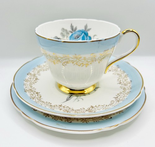 Shelley bone china trio teacup - shelley,