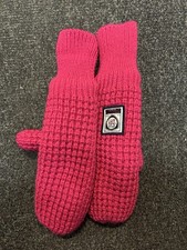 Superdry Pink Mittens One Size