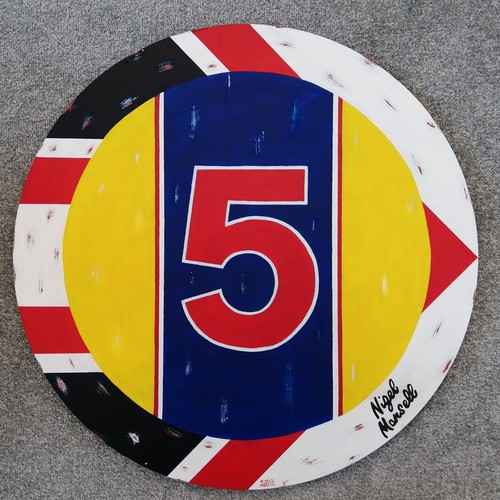 Nigel mansell art with - nigel,