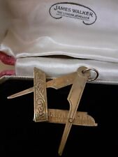 Large Masonic 9 Ct  Hallmarked