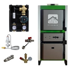 Wood Gasification Boiler 32 Kw With Connection Set Scheitholzkessel, Pyromax