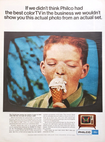 Print philco color 1967 - color,