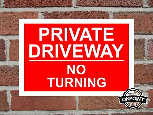 Private driveway turning - no,