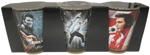 Elvis shot glass - shot, three