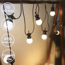 26ft LED Waterproof Patio String Lights Wedding Outdoor Indoor Gazebo Decoration