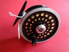 SUPER LIGHTLY USED 3 1/2" LEEDA GEARFLY REGULAR MULTIPLIER TROUT FLY REEL + LINE