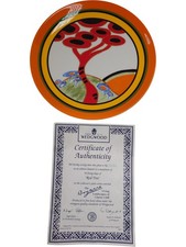 Wedgwood Clarice Cliff Red Tree Bone China Collector Plate Limited Edition