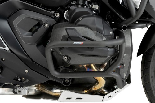 Puig black lower engine guards - black,