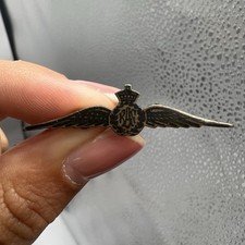 Genuine WW2 RAF Royal Air Force Pilots Wings Sweetheart Badge