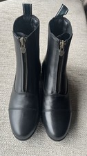ARIAT  HERITAGE  IV black zip paddock boots. Size 5.5 NEW!