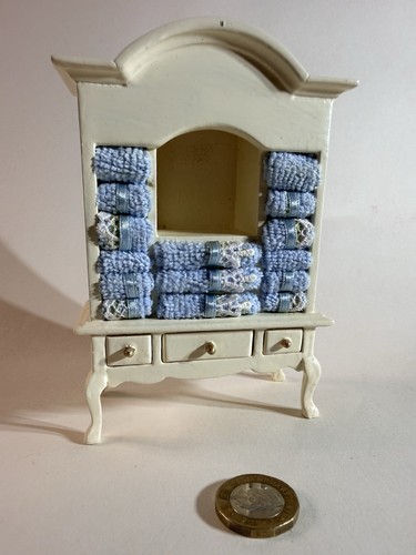 Dollhouse miniature white - dollhouse,