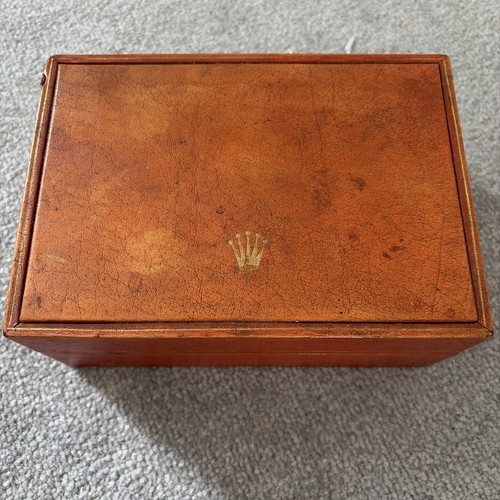 Rolex vintage leather wooden - vintage,