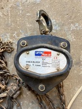 BLOCK AND TACKLE CHAIN - 1 TONNE 6M CHAIN - UNTESTED