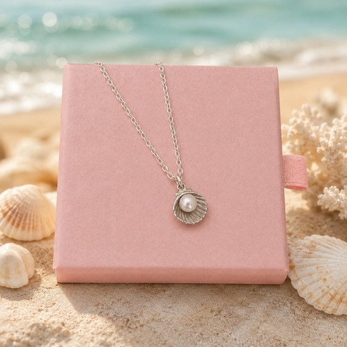 Silver oyster shell - oyster,