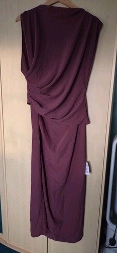 Asos dress high neck drapery - dress,