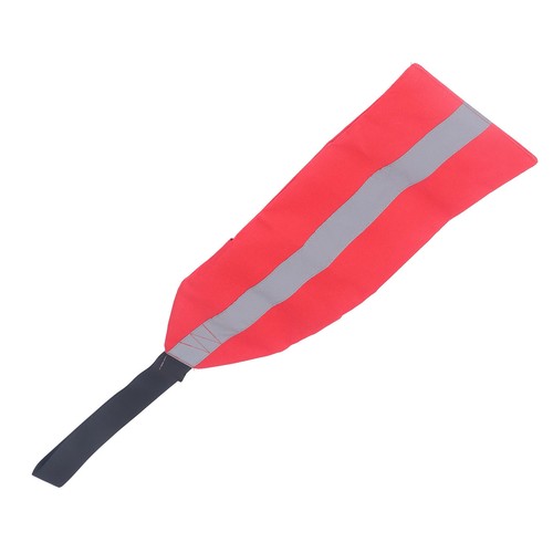 Red kayak warning flag - flag, with