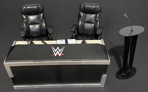 Wwe announcer table with - wwe,