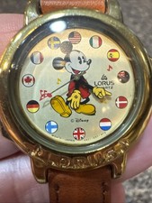 Lorus Mickey Mouse Flags Watch
