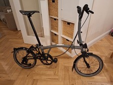 Brompton P Line 4 Speed. Grey with Mid bars. unregistered warranty! 9.9kg