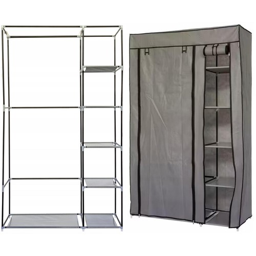 Single grey fabric - single,