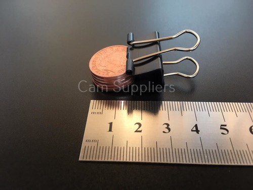 Qty 100 25mm foldback clips - 100,