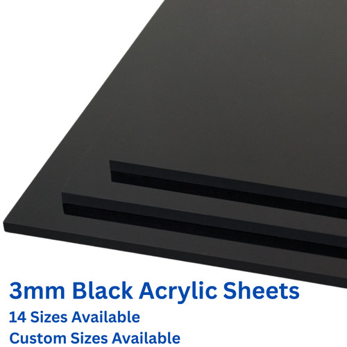 Black perspex acrylic sheet - acrylic,