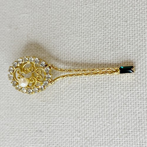 Vintage gold tone tennis - gold,